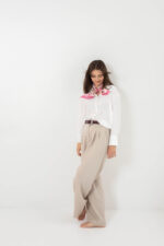 Apaszka jedwabna - Różowa - Anda