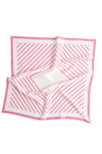 Apaszka jedwabna - Różowa - Anda - Cała