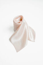 Apaszka jedwabna - Różowa - Gaja - Detal